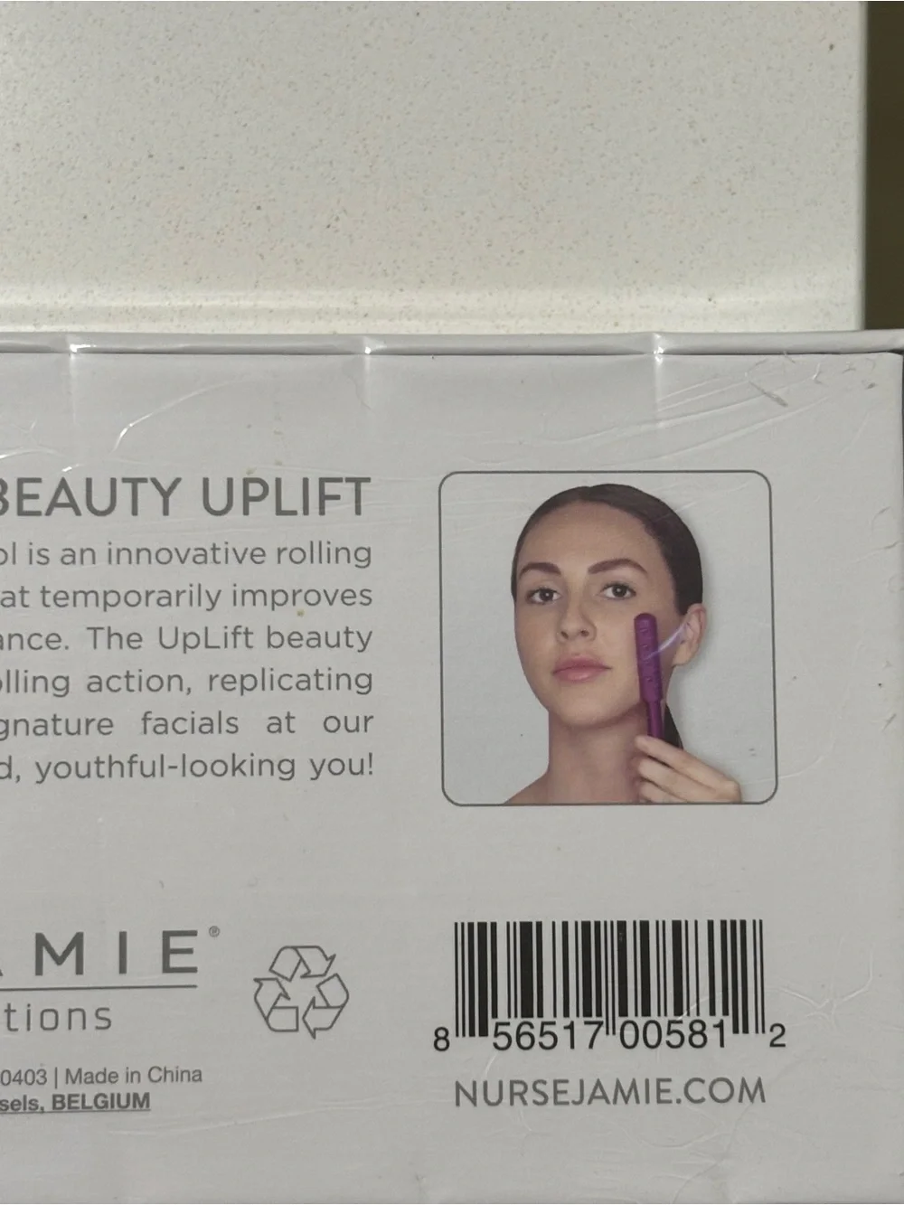 Nurse Jaime Uplift Massaging Beauty Roller Rose Gold Facial Toning New Sealed